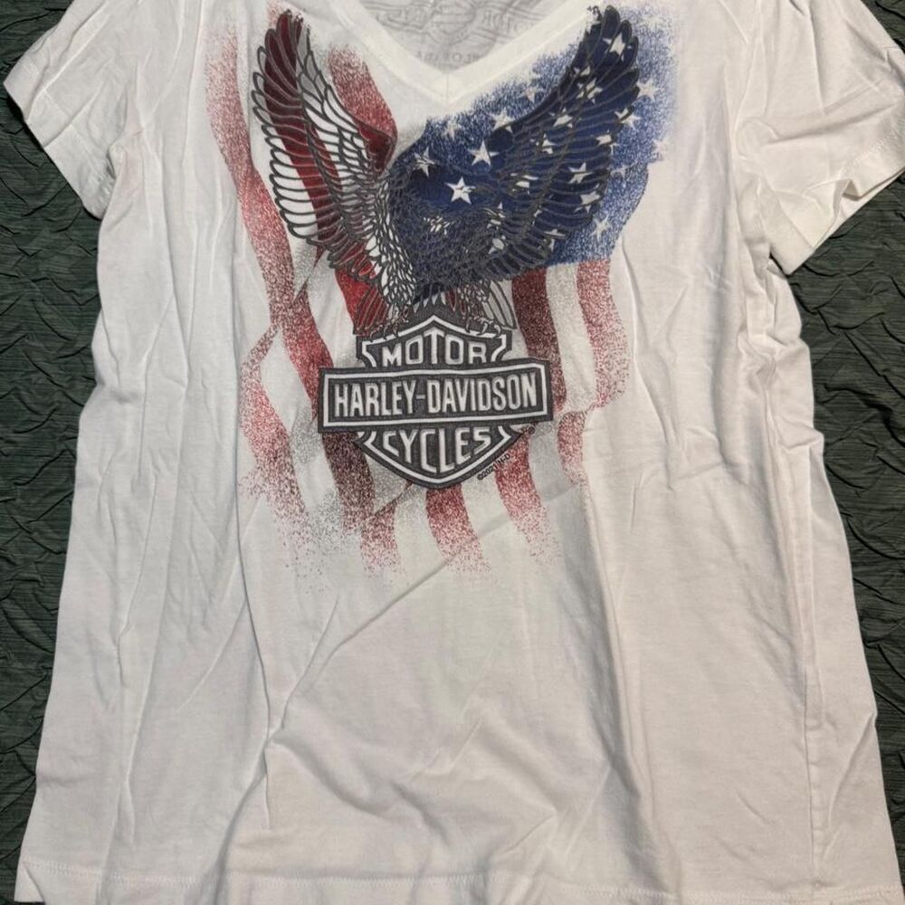 Harley-davidson Women's White T-shirt